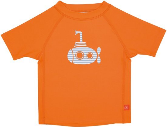 Lässig UV werend Zwemshirt Kinderen Submarine - Oranje - maat 6M 56-68