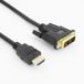 ACT AK3734 HDMI naar DVI-D kabel 1m Zwart