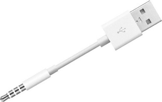 VHBW 2-in-1 datakabel oplaadkabel USB voor Apple iPod Shuffle - 0.10 meter