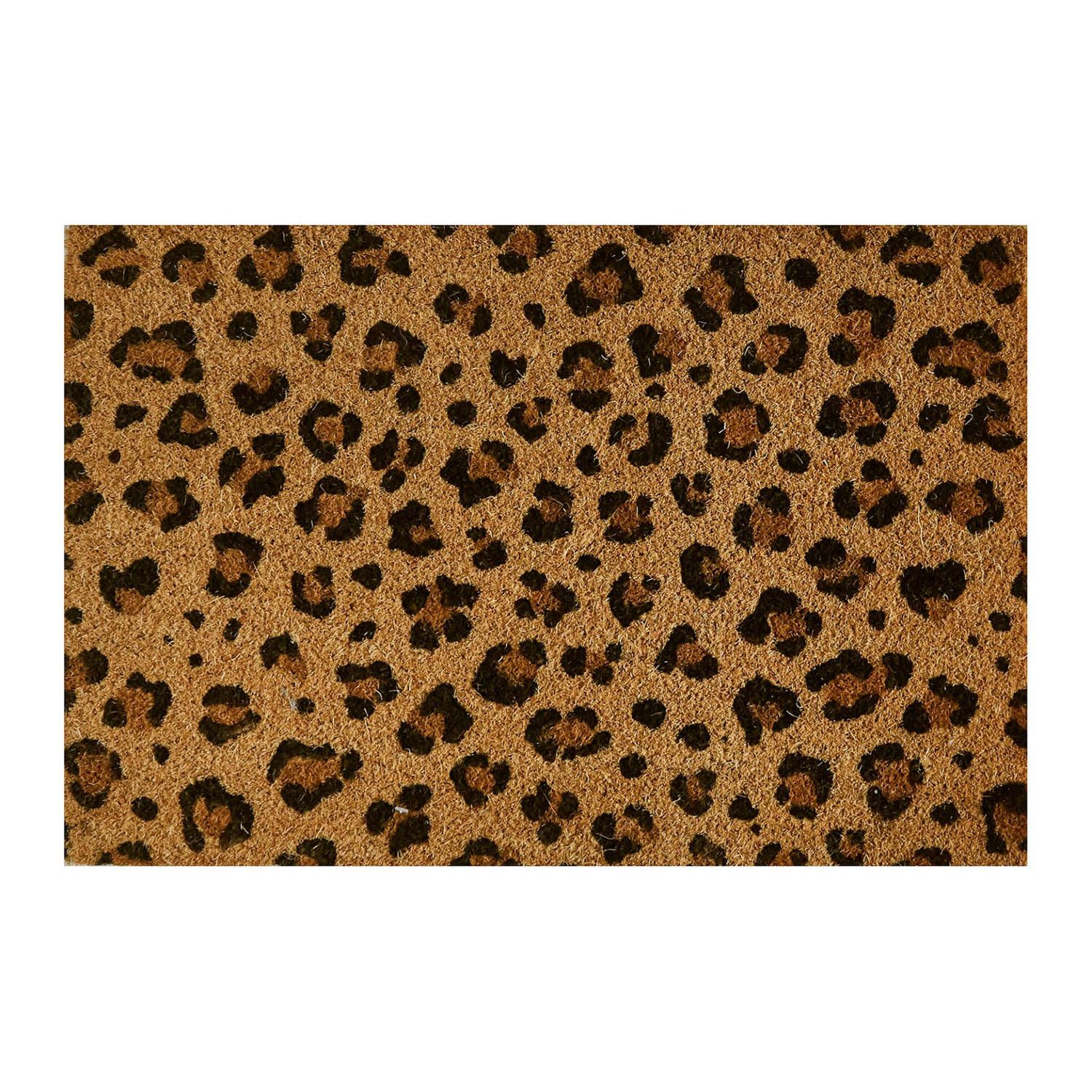 MD-Entree kokosmat - Freestyle Safari - 40 x 60 cm - Bruin