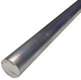 RS PRO Aluminium staaf, Ø 20 mm, lengte 1 m, verpakking van 2 stuks