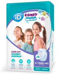 iD Comfy Junior Pants 4-7 Years - 14 Slips