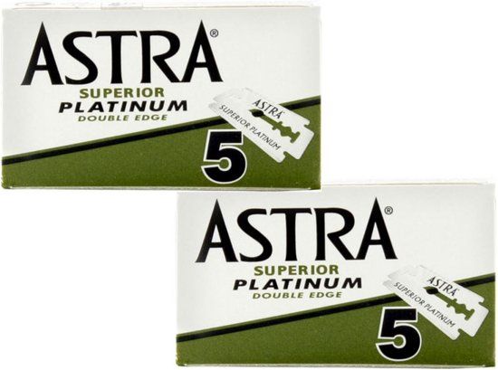Astra Superior Platinum scheermesjes - Double Edge Blade - 10 Stuks