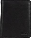 JOST Leren portemonnee Odense Wallet Black zwart