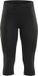 Craft Rush Capri 3/4 Running Broek Dames - Zwart | Maat: S