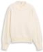 Tom Tailor - Oversized gebreide trui met opstaande kraag - Maat S - Whisper White