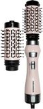 Heinner Roterende Heteluchtborstel – 1200 W DC-motor – 2 Vermogensstanden – Keramische Coating – Links- en Rechtsdraaiend – Ronde Borstels van 50 en 40 mm – Beschermkap – Roze