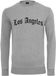 Mister Tee - Los Angeles Wording Crewneck sweater/trui - XL - Grijs