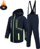 Nivard Skipak - SkiBroek - Skijas - Ski Suit - Wintersport - Heren - 2-Delig - Marineblauw - Maat M