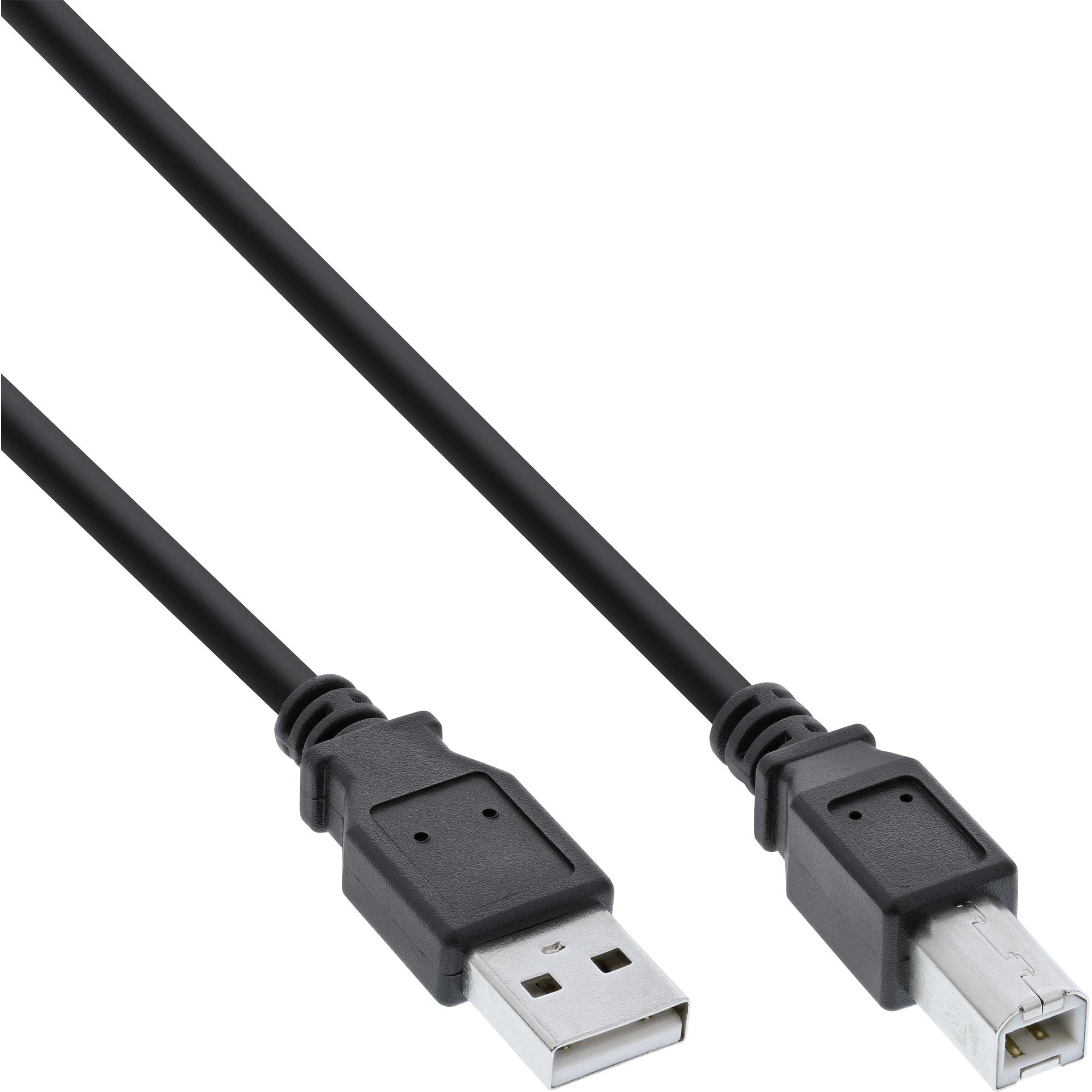 InLine 34511X USB-kabel 1 m USB A USB B Zwart