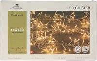 Anna's Collection Clusterverlichting - 1152 led lampjes - klassiek warm wit - 690 cm - kerstverlichting