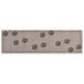 vidaXL Tapis de cuisine gris pieds 300x60 cm 100% polyamide