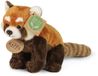 Rappa Pluche rode panda 18 cm ECO-FRIENDLY | 2 stuks