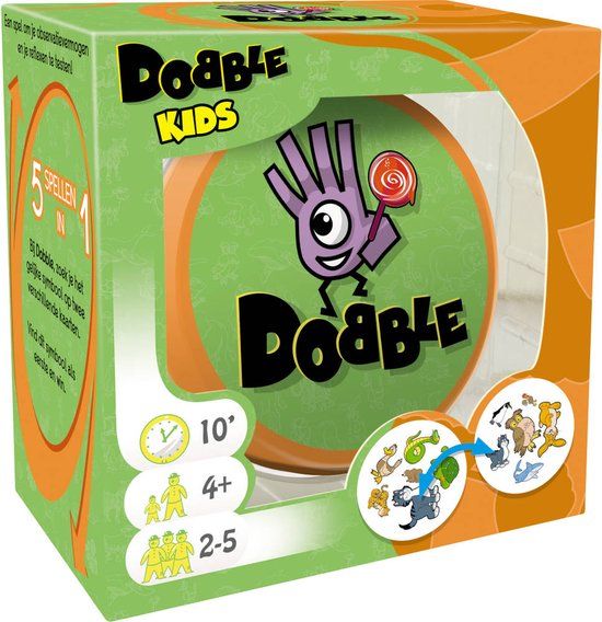 Dobble Kids - Kaartspel - Zygomatic Board Game Studio - 4+ jaar