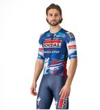 Castelli Climber's A/c Soudal Quick-step 2025 Korte Mouw Wielertrui Blauw XL Man