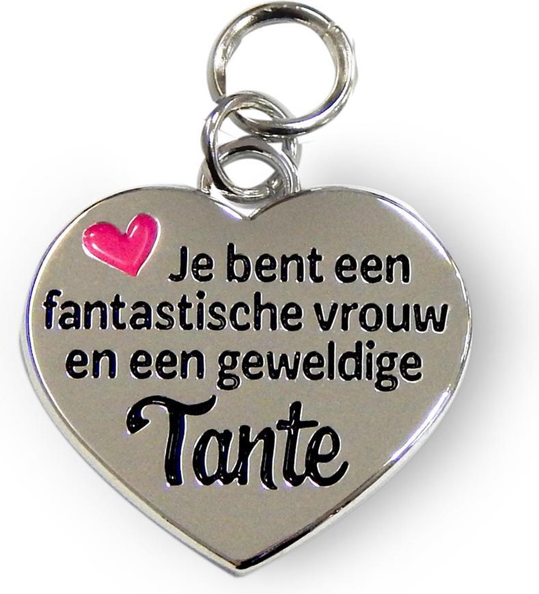 Charms for you Bedeltje - Geweldige tante -