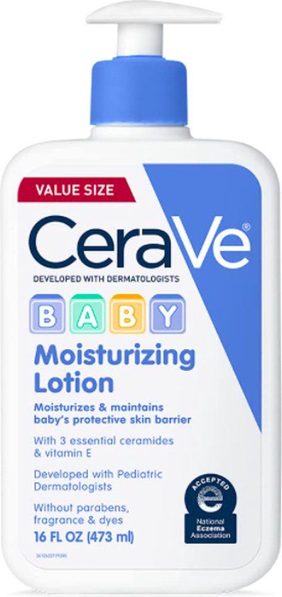 CeraVe Baby Lotion - 473ml - Moisturizing Lotion for Baby Skin