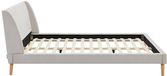 Vente-unique Bedframe stof beige 160 x 200 cm
