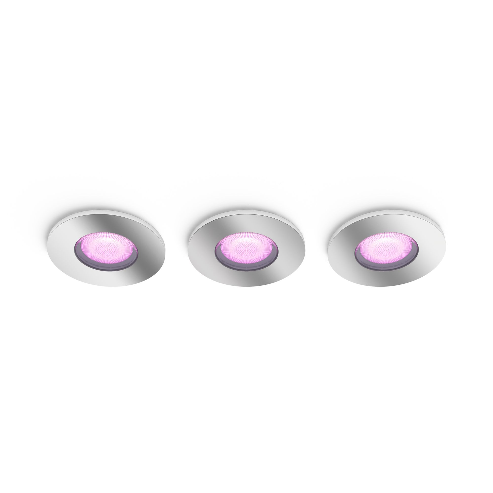 Philips Hue Xamento - Smart LED Spot - 3-Pack - Chrome - Bluetooth - GU10