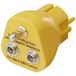 Tru Components TC-12351672 Aardingsstekker met M5-aansluiting en 2x 10 mm drukknopaansluiting