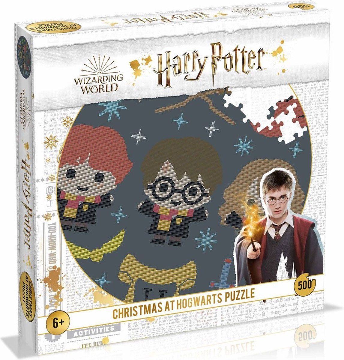 Winning Moves Harry Potter - Christmass at Hogwarts Puzzle 1000 pcs