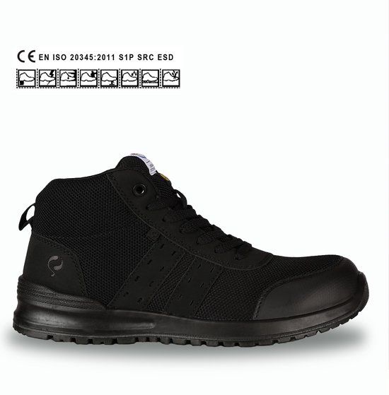 Quick Sprint Dark High QS0562 S1P - Zwart - 43