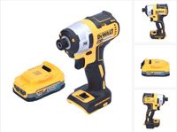 DeWalt DCF 887 N accu-slagmoersleutel 18 V 205 Nm 1/4" borstelloos + 1x oplaadbare batterij 1,7 Ah - zonder oplader