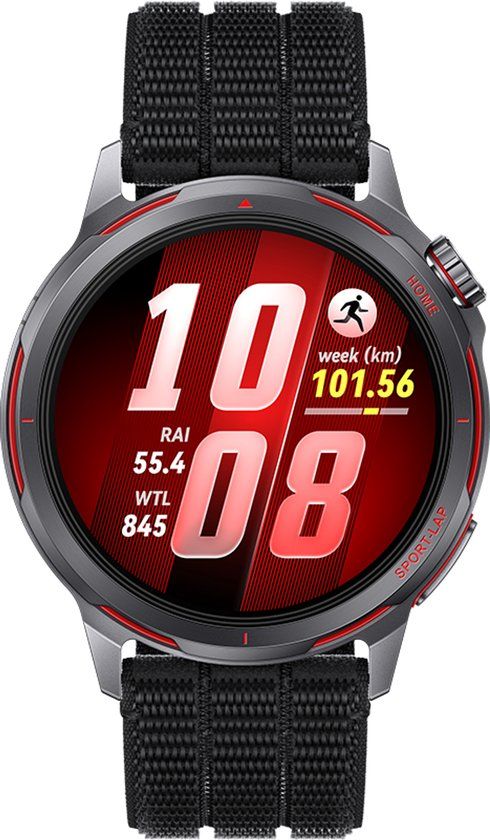 Huawei WATCH GT Runner 2 3,35 cm (1.32") AMOLED Digitaal 466 x 466 Pixels Touchscreen Titanium GPS