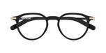 Montblanc Mb0495o Lunettes rondes noires pour hommes