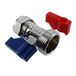 Paxanpax PLD1521 Universele rechte compressie fit ventielkraan, 3/4-inch x 15 mm