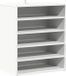 vidaXL Schoenenkast 60x35x70 cm bewerkt hout wit