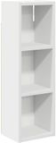 vidaXL Badkamer wandkast Wit 20 x 16 x 62,5 cm Geconstrueerd hout