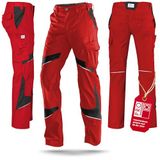 KÜBLER ACTIVIQ Werkbroek DAMES Rood Zwart - Maat 34