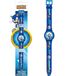 Sonic Hedgehog Montre digitale pour enfants - Plastique bleu - Diamètre du boîtier 10 mm