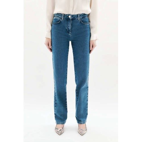 Caroll straight leg jeans - middelblauw