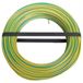 Câble électrique H07VU Vert/Jaune, 1,5 mm² L.100 m