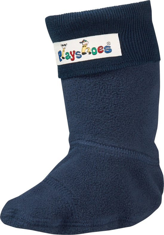 Playshoes Winter Playshoes Lange Fleecesokken voor regenlaarzen Kinderen - Donkerblauw - Maat 32-33