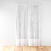 Douceur d'intérieur Odilia Paar rechte stangdoorvoer (2 x 70 x 200 cm) mesh