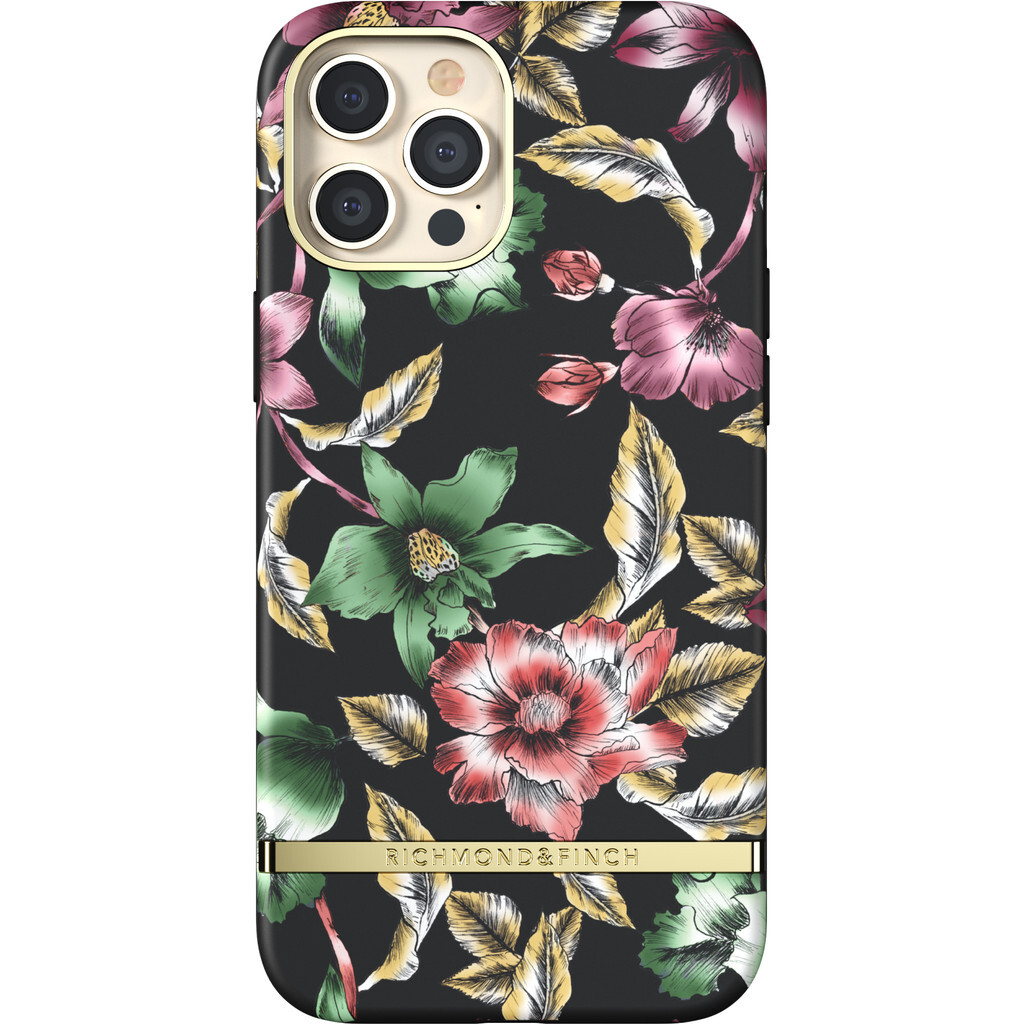 Richmond & Finch Flower Show Apple iPhone 12 Pro Max Back Cover Geel