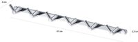 STELLA rail pour rideaux doubles à 6 voies, Classic, modèle 18.026