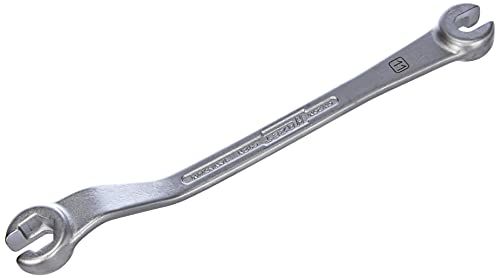 HAZET 612N-11 Remleiding Open Wrench - 177.7 mm - Zeskant - Verchroomd