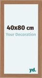 Cadre photo 40x80 cm - MDF - Noyer Clair - Como