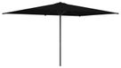 Merkloos Zwarte Tuinparasol 200 x 300 cm van Polyester