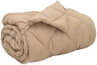 vidaXL Dekbed 155 x 220 cm 450 gsm Microvezel (100% polyester) Taupe