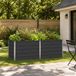 vidaXL Jardinière surélevée anthracite 163 x 80 x 55 cm acier