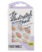 The Illustrated Nail Barely There Faux Nails 24 pièces.