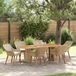 Maison Exclusive Ensemble de jardin, 7 pièces, beige, en polyrotin