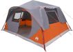 vidaXL Tente 10 personnes Gris et Orange Polyester et Acier