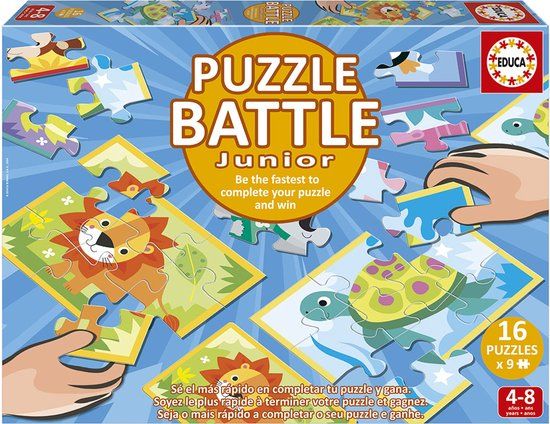 Educa Battle Jr Animales 144 Pieces Puzzle