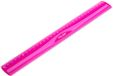 Milan 353801P liniaal, 30 cm, transparant roze
